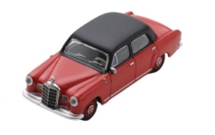 Schuco 451640017 - 1:64 - Mercedes-Benz 180 Ponton - rot/schwarz
